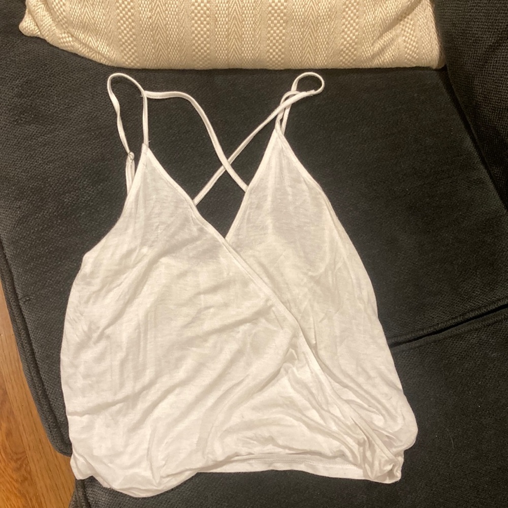 White crop top